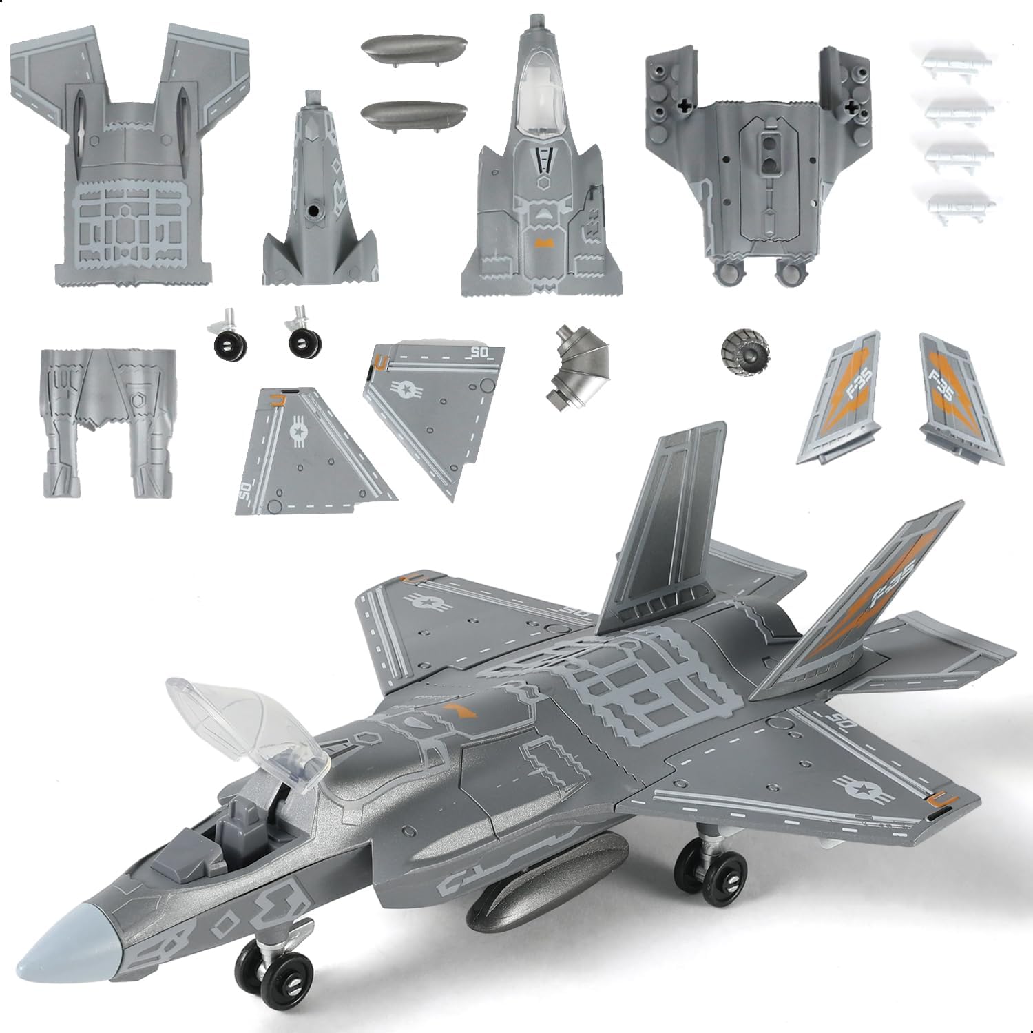 Model Kit History - نموذج طائرة مقاتلة F-35 بمقياس 1:72،
