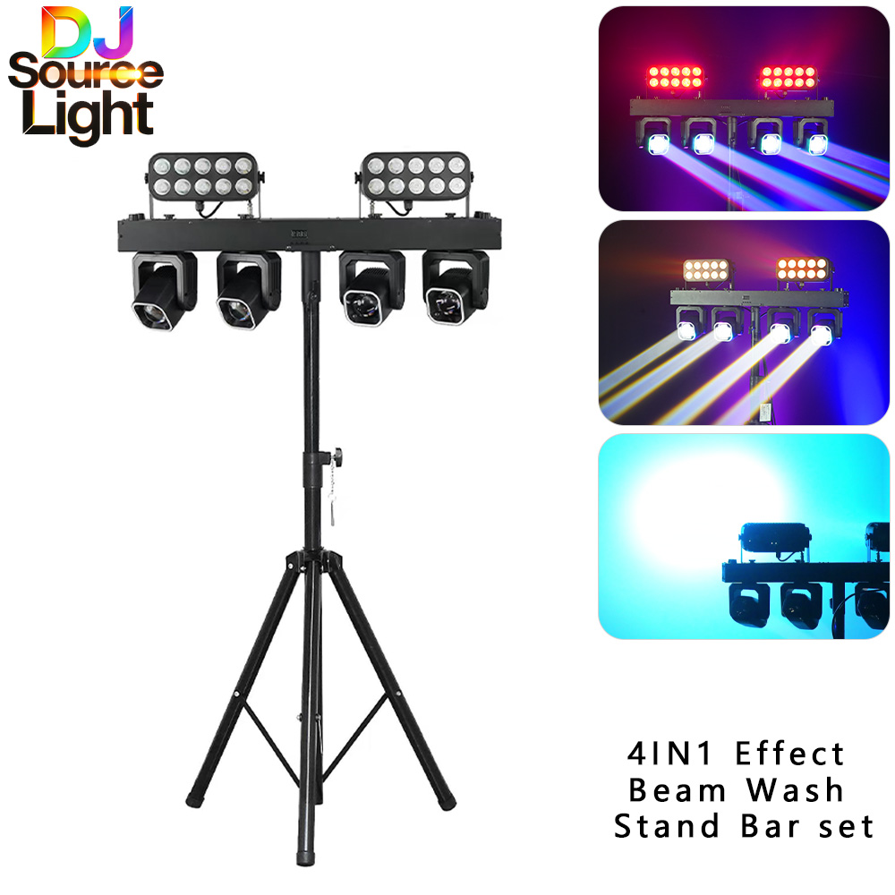 Wash Effect Set - مجموعة إضاءة LED RGBW 4 في