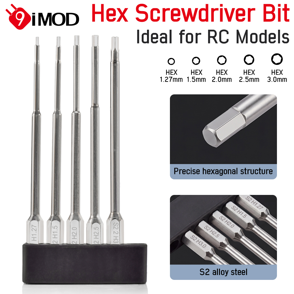 طقم مفكات سداسية 9IMOD بطول 10 - مراجعة Model Kit Perfect Grade وسعره