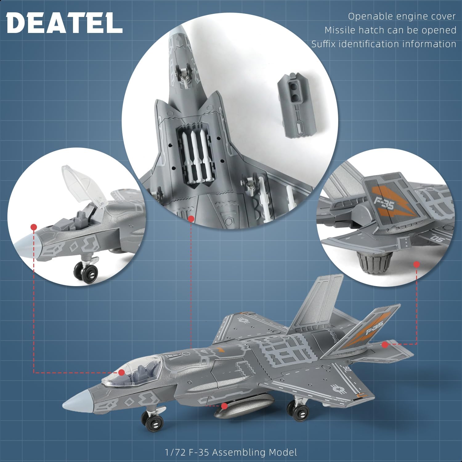 نموذج طائرة مقاتلة F-35 بمقياس - مراجعة Model Kit History وسعره