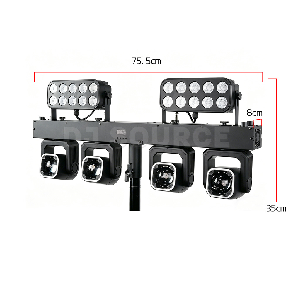 مجموعة إضاءة LED RGBW 4 في 1 ب - مراجعة Wash Effect Set وسعره